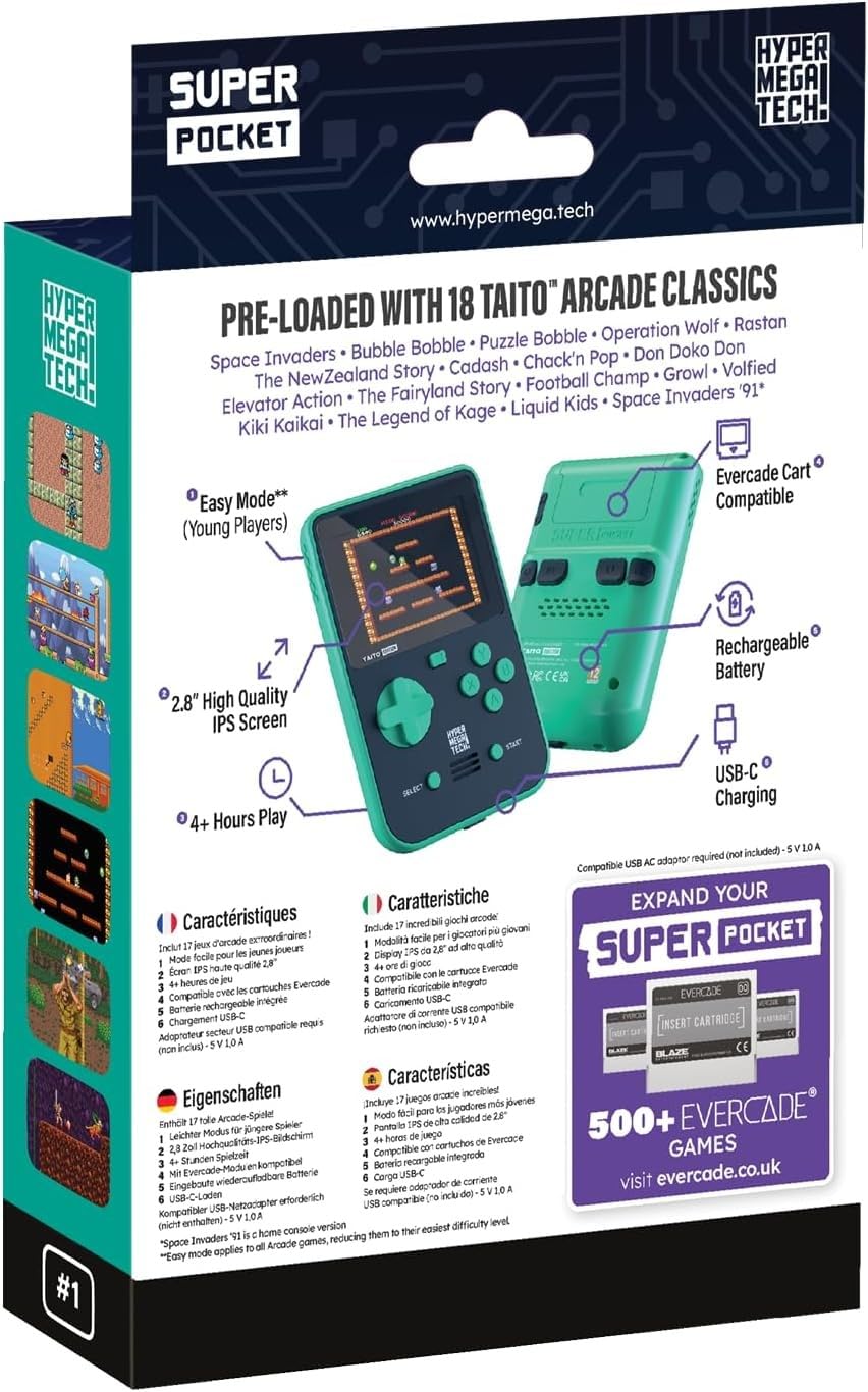 Blaze Entertainment, Taito Super Pocket, console de jeu portable Blaze Entertainment, Taito Super Pocket, console de jeu portable